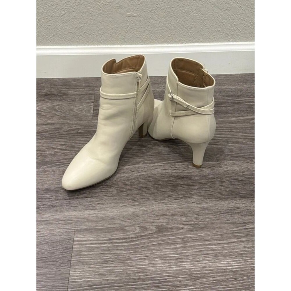 Life stride Guild size 8 FLEX  sole cream ankle booties buckle - Picture 9 of 11